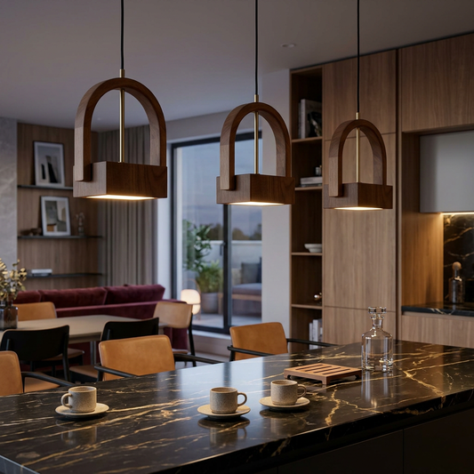 Nordic Basket Hoop Pendant Light